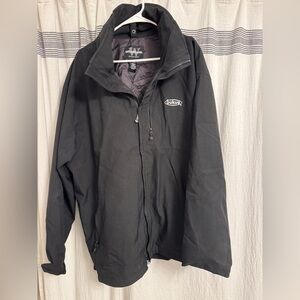 Men's Black Jacket - Lightweight Zip Front weargaurd